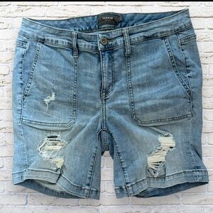 Torrid Distressed Jean Shorts -Size 10